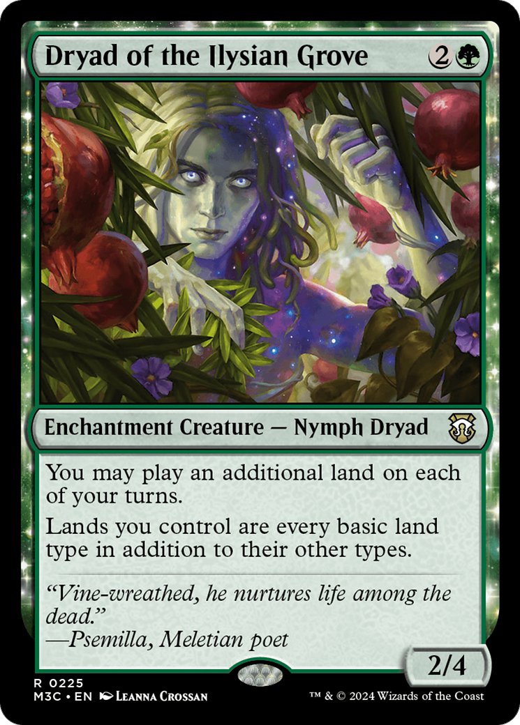 Dryad of the Ilysian Grove (Ripple Foil) [Modern Horizons 3 Commander] | Magic Magpie