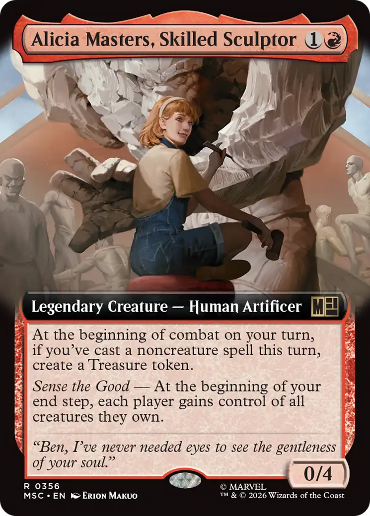 Alicia Masters, Skilled Sculptor (Extended Art) [Marvel Super Heroes Commander] | Magic Magpie