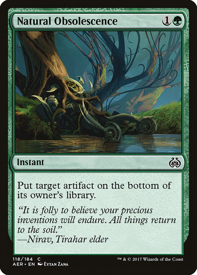 Natural Obsolescence [Aether Revolt] | Magic Magpie