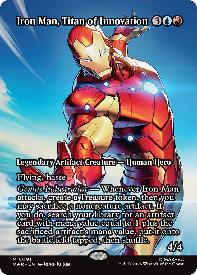 Iron Man, Titan of Innovation (Borderless) [Marvel Universe: Eternal-Legal] | Magic Magpie