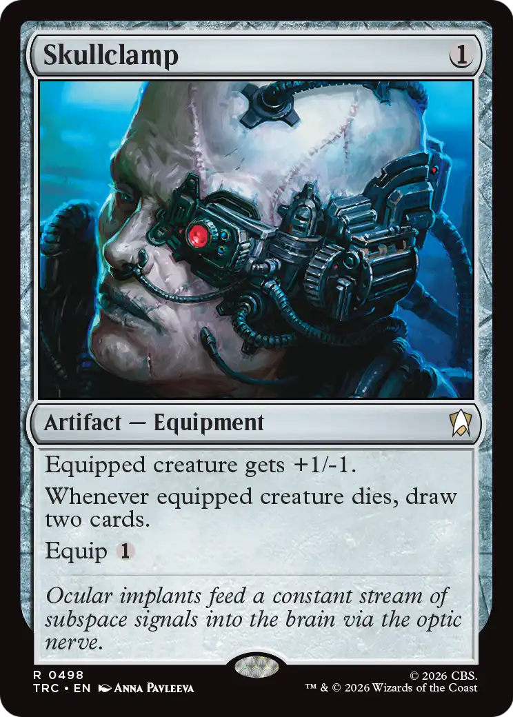 Skullclamp (Surge Foil) [Star Trek Commander] | Magic Magpie