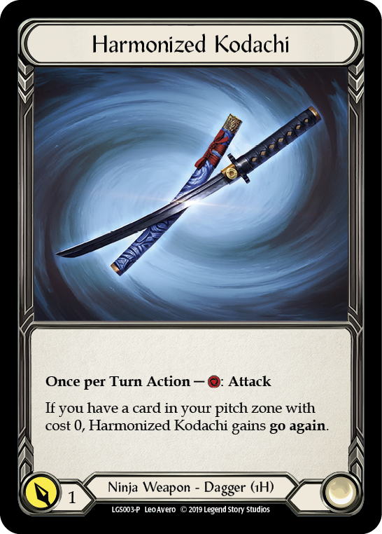 Harmonized Kodachi [LGS003-P] (Promo)  1st Edition Cold Foil | Magic Magpie