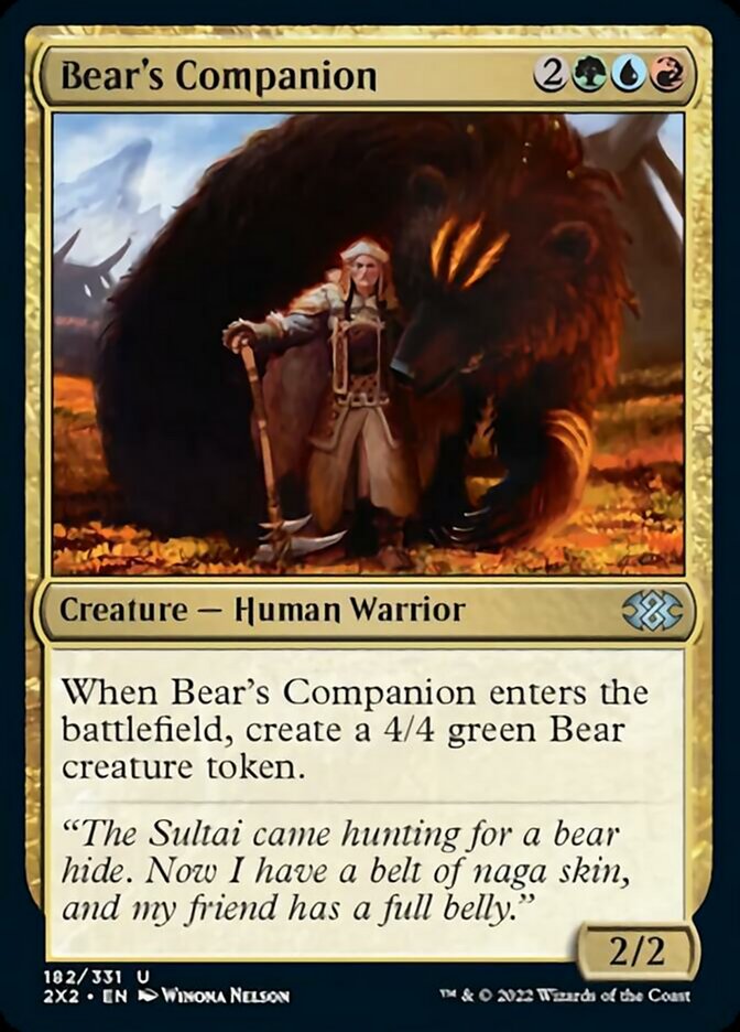 Bear's Companion [Double Masters 2022] | Magic Magpie