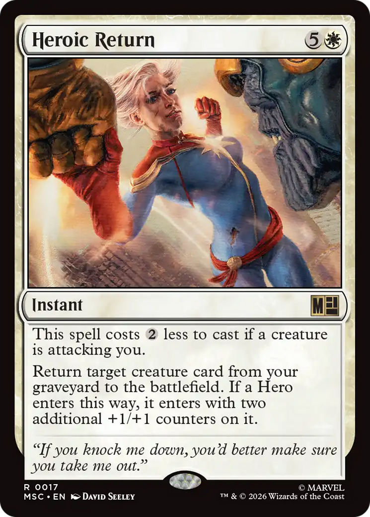 Heroic Return [Marvel Super Heroes Commander] | Magic Magpie