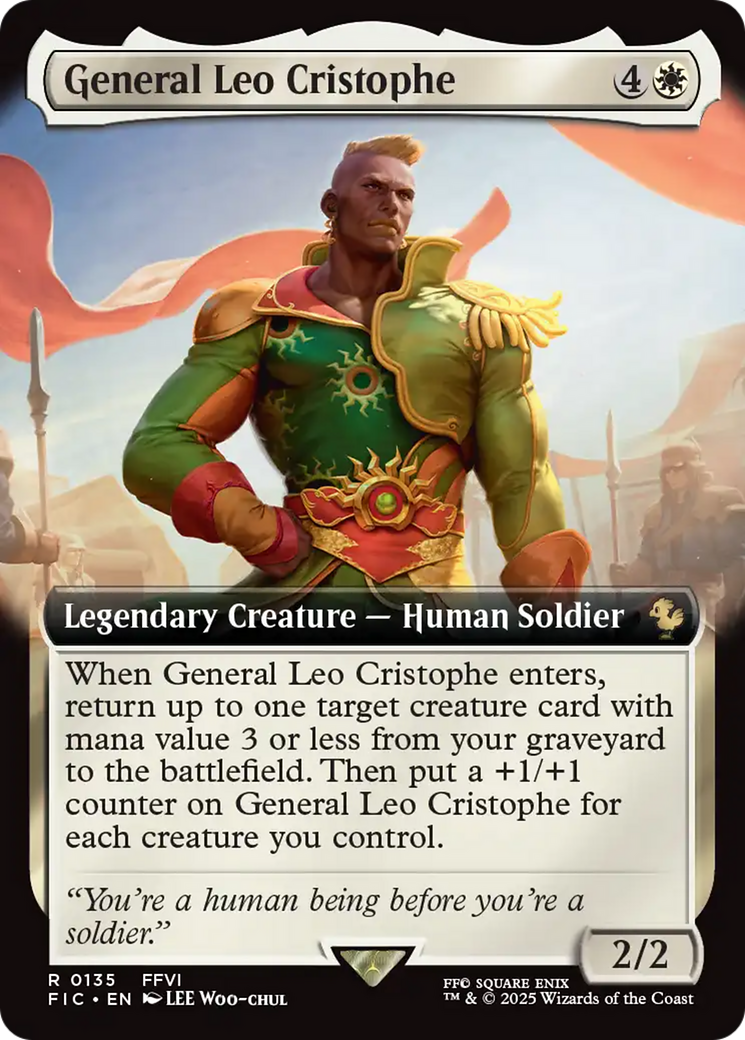 General Leo Cristophe (Extended Art) [FINAL FANTASY Commander] | Magic Magpie