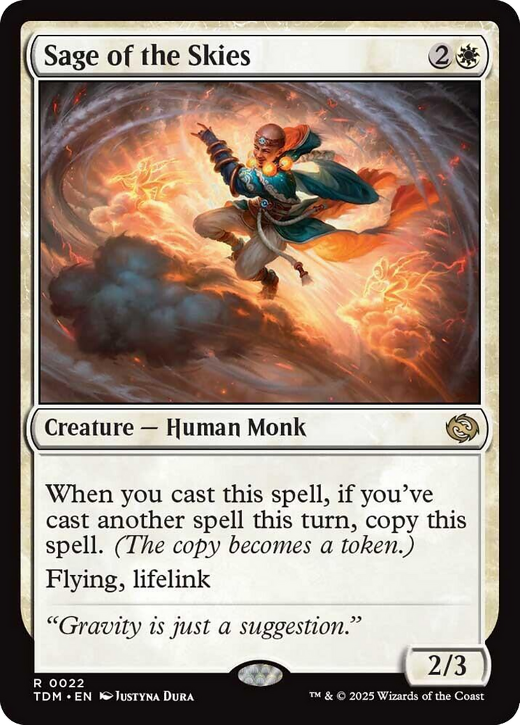 Sage of the Skies [Tarkir: Dragonstorm] | Magic Magpie