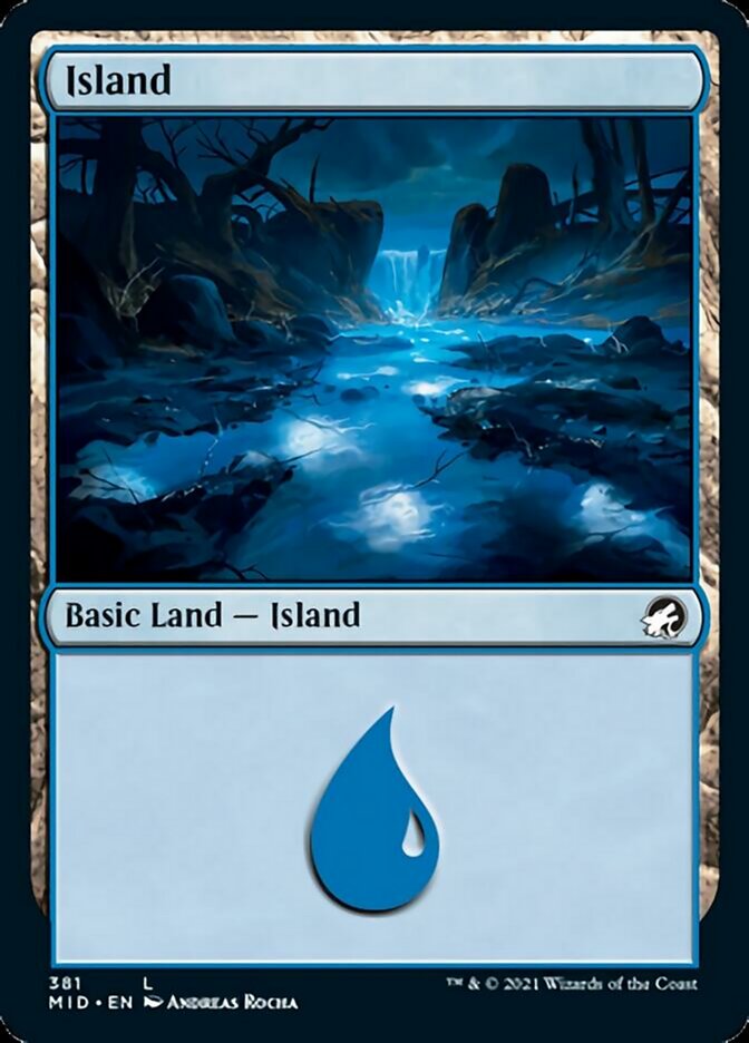 Island (381) [Innistrad: Midnight Hunt] | Magic Magpie