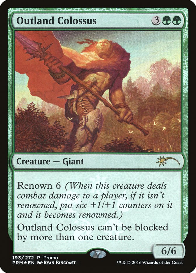 Outland Colossus [Resale Promos] | Magic Magpie