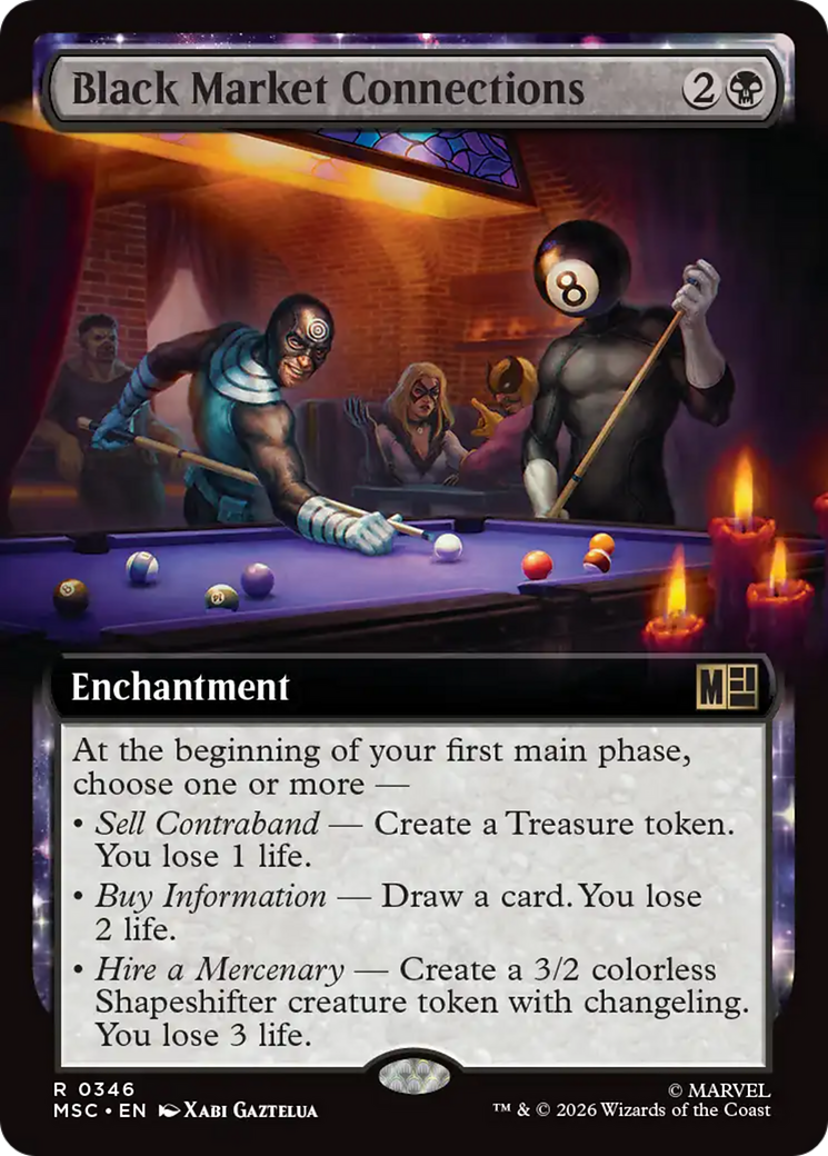 Black Market Connections (Extended Art) [Marvel Super Heroes Commander] | Magic Magpie