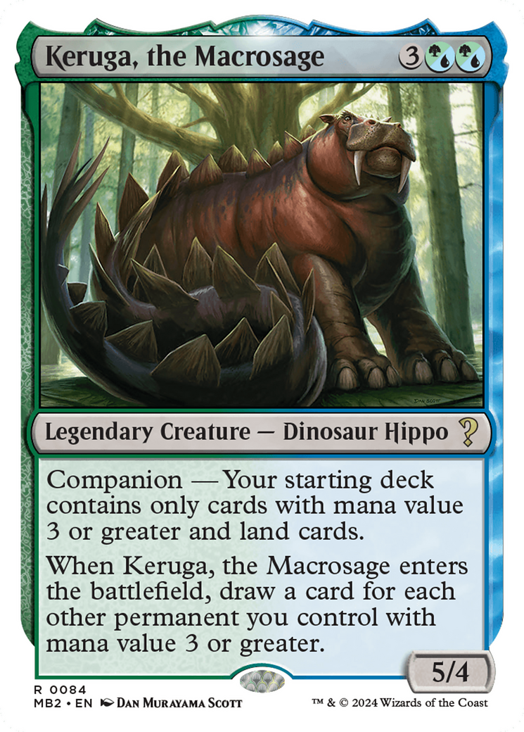 Keruga, the Macrosage (White Border) [Mystery Booster 2] | Magic Magpie