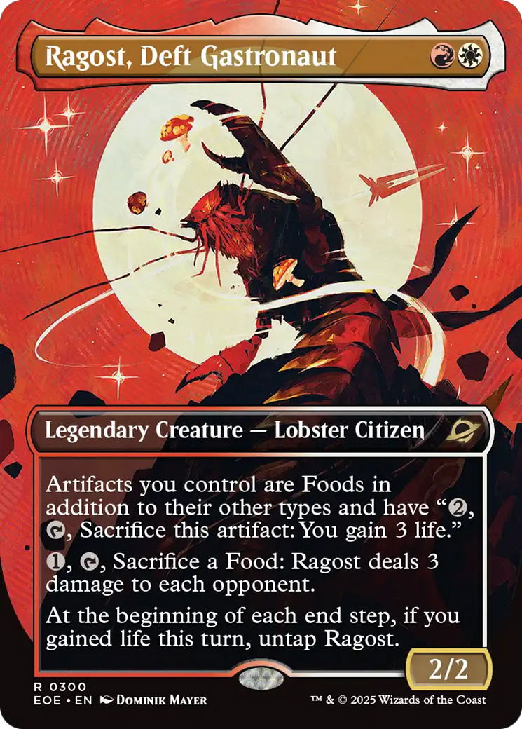 Ragost, Deft Gastronaut (Borderless) [Edge of Eternities] | Magic Magpie
