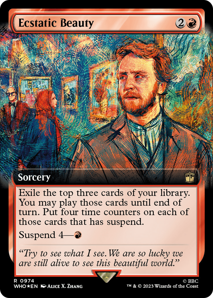 Ecstatic Beauty (Extended Art) (Surge Foil) [Doctor Who] | Magic Magpie