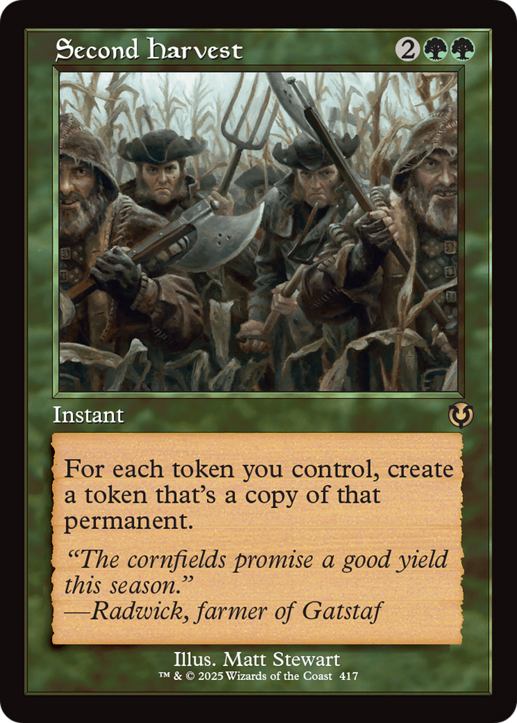 Second Harvest (Retro Frame) [Innistrad Remastered] | Magic Magpie