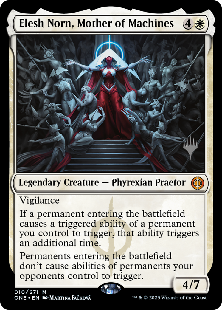 Elesh Norn, Mother of Machines (Promo Pack) [Phyrexia: All Will Be One Promos] | Magic Magpie