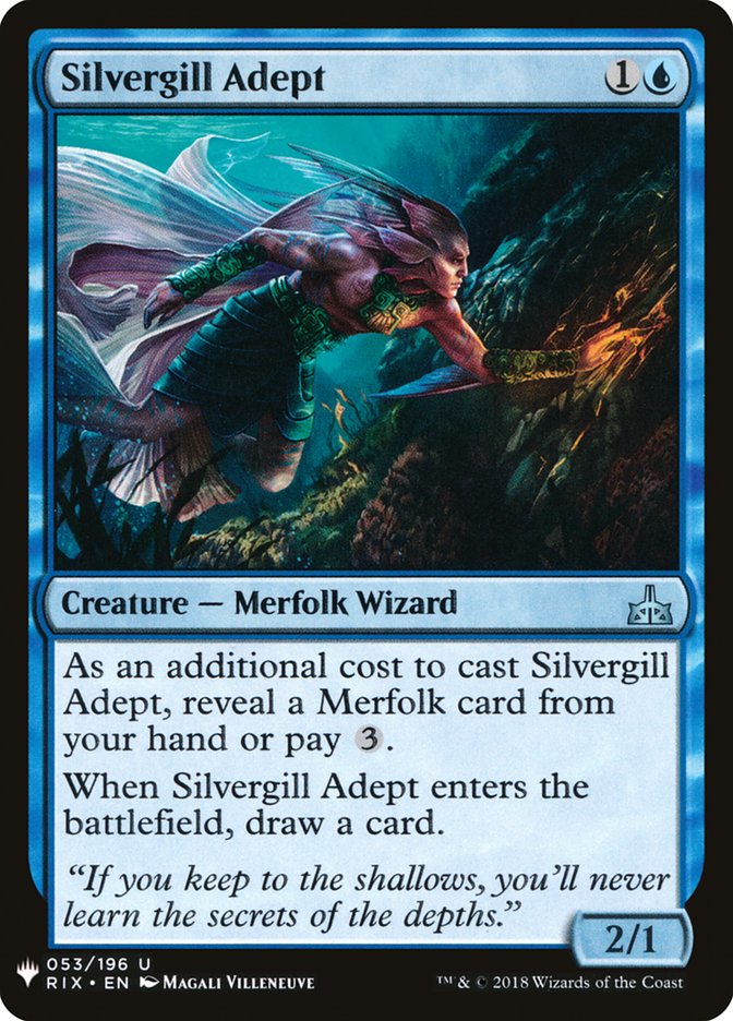 Silvergill Adept [Mystery Booster] | Magic Magpie