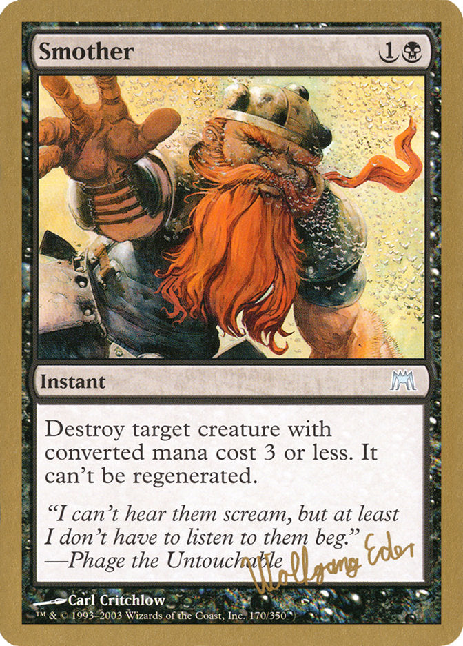 Smother (Wolfgang Eder) [World Championship Decks 2003] | Magic Magpie