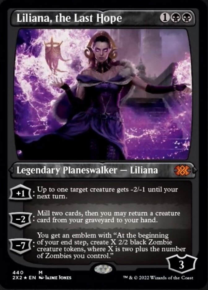 Liliana, the Last Hope (Foil Etched) [Double Masters 2022] | Magic Magpie