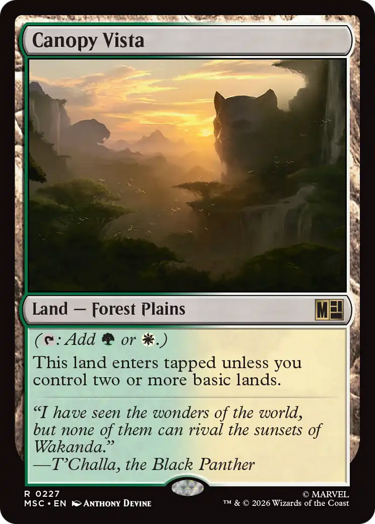 Canopy Vista [Marvel Super Heroes Commander] | Magic Magpie