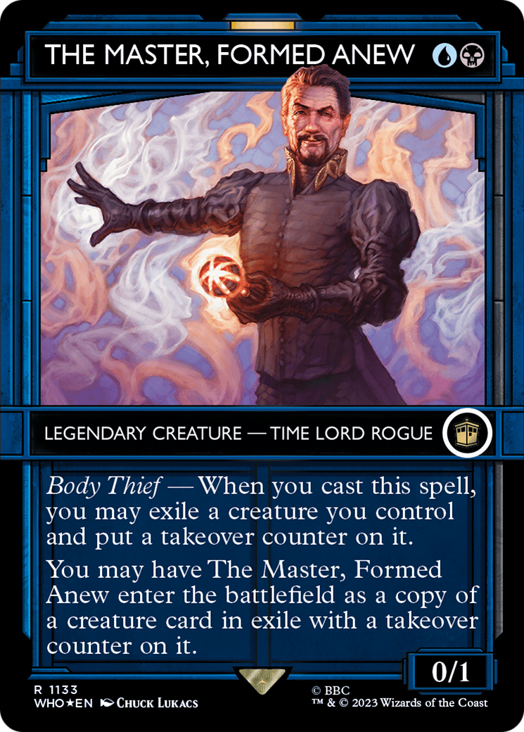 The Master, Formed Anew (Showcase) (Surge Foil) [Doctor Who] | Magic Magpie