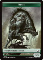 Insect // Beast (0005) Double-Sided Token [Edge of Eternities Commander Tokens] | Magic Magpie