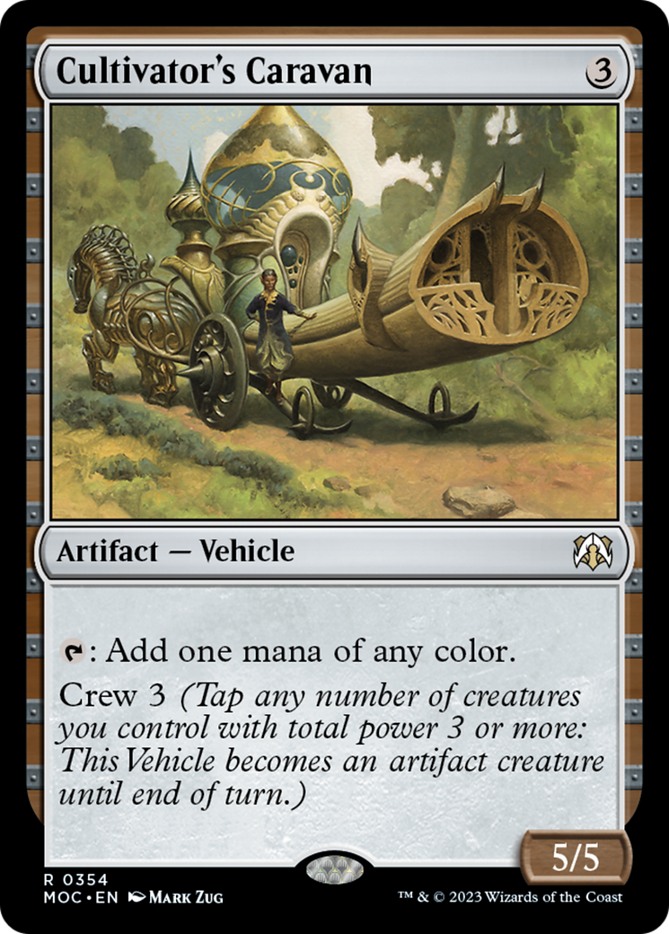 Cultivator's Caravan [March of the Machine Commander] | Magic Magpie