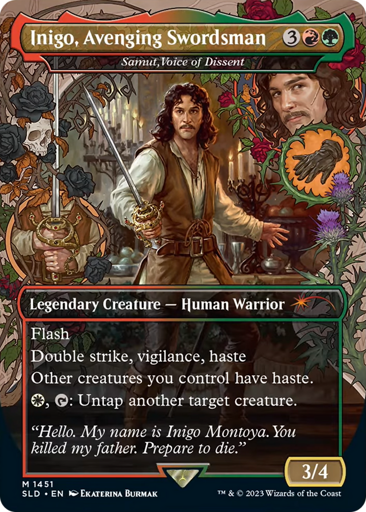 Inigo, Avenging Swordsman - Samut, Voice of Dissent [Secret Lair Drop Series] | Magic Magpie