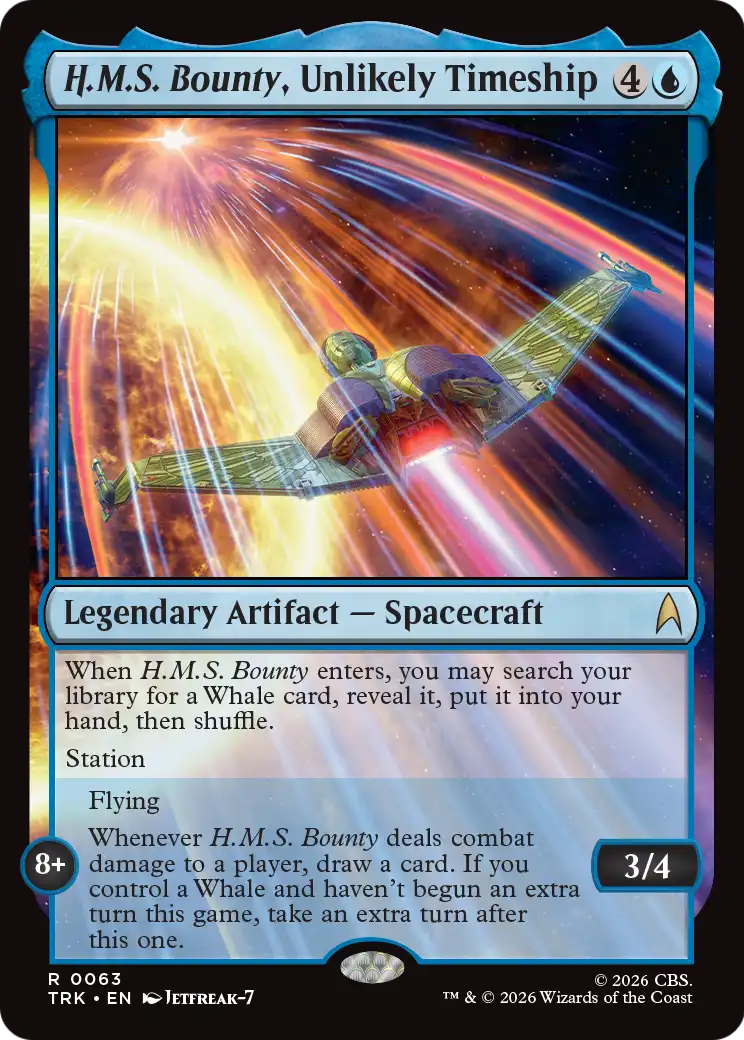 H.M.S. Bounty, Unlikely Timeship [Star Trek] | Magic Magpie