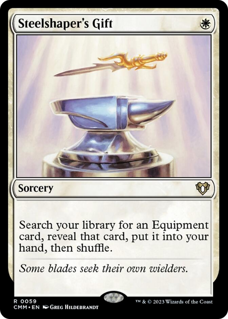 Steelshaper's Gift [Commander Masters] | Magic Magpie