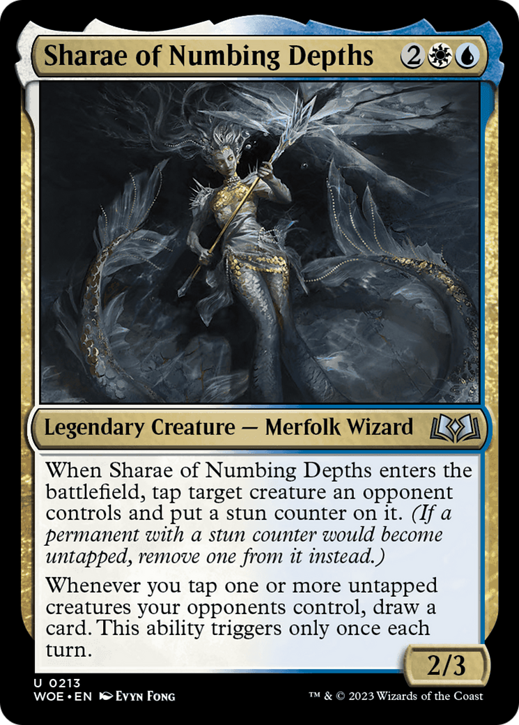 Sharae of Numbing Depths [Wilds of Eldraine] | Magic Magpie