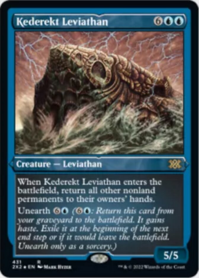 Kederekt Leviathan (Foil Etched) [Double Masters 2022] | Magic Magpie