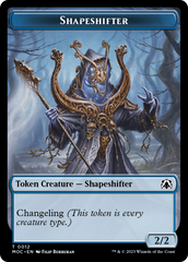 Blood // Shapeshifter Double-Sided Token [March of the Machine Commander Tokens] | Magic Magpie