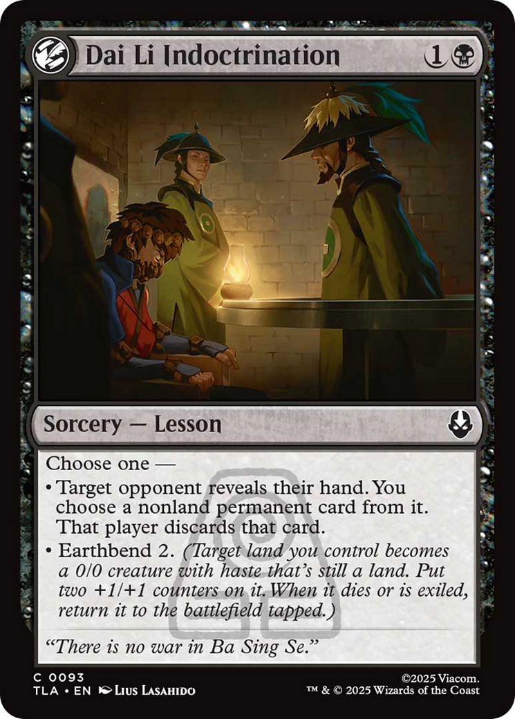 Dai Li Indoctrination [Avatar: The Last Airbender] | Magic Magpie