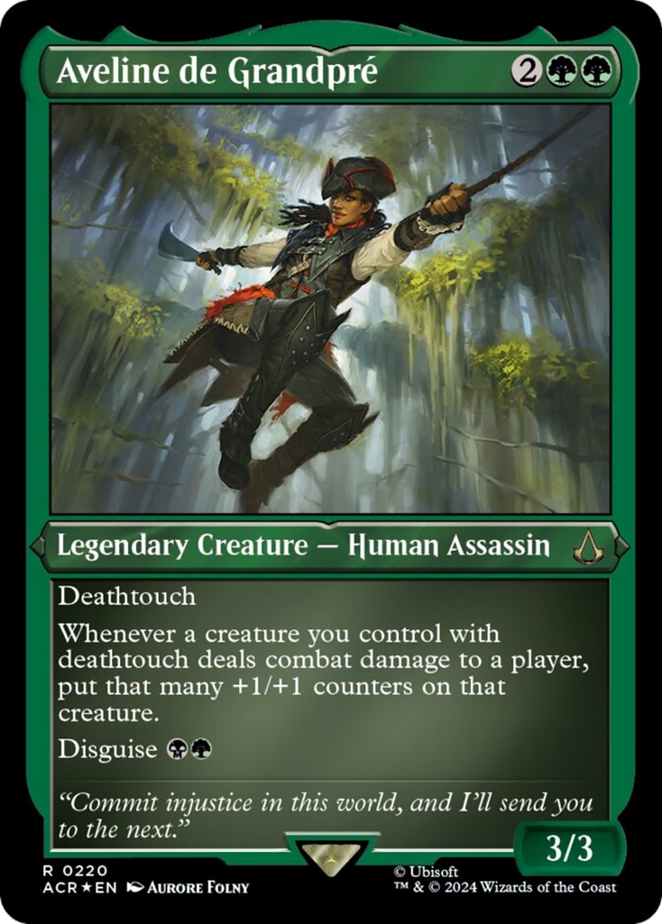 Aveline de Grandpre (Foil Etched) [Assassin's Creed] | Magic Magpie