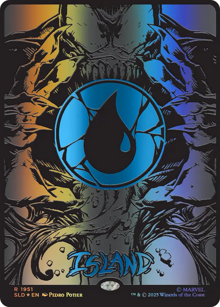 Island (1951) (Raised Foil) [Secret Lair Drop Series] | Magic Magpie