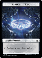Food // Replicated Ring Double-Sided Token [March of the Machine Commander Tokens] | Magic Magpie