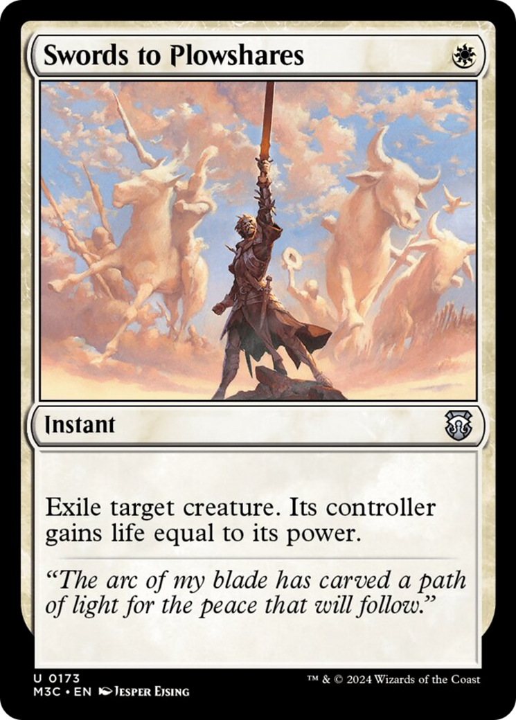 Swords to Plowshares (Ripple Foil) [Modern Horizons 3 Commander] | Magic Magpie