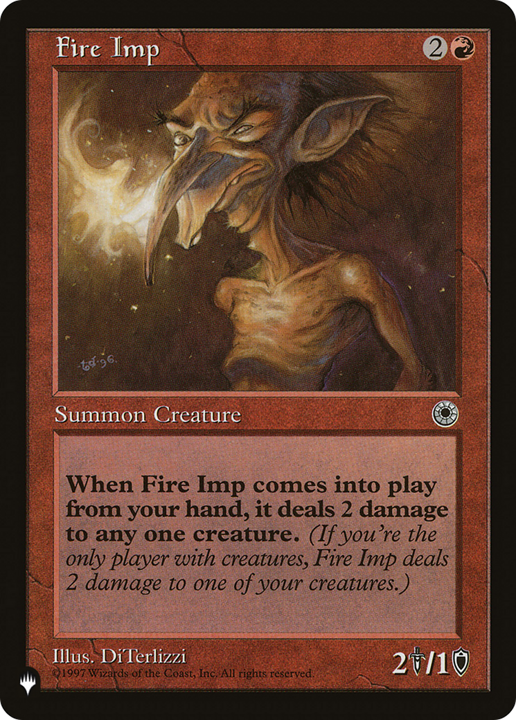 Fire Imp [The List Reprints] | Magic Magpie