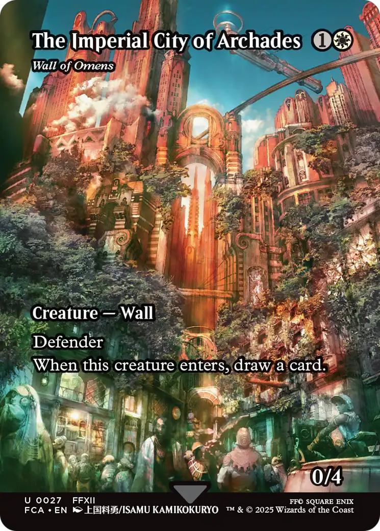 The Imperial City of Archades - Wall of Omens (Showcase) [FINAL FANTASY : Through the Ages] | Magic Magpie