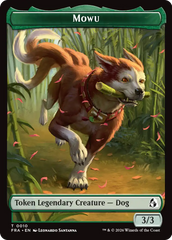 Ajani's Pridemate // Mowu Double-Sided Token [Reality Fracture Tokens] | Magic Magpie