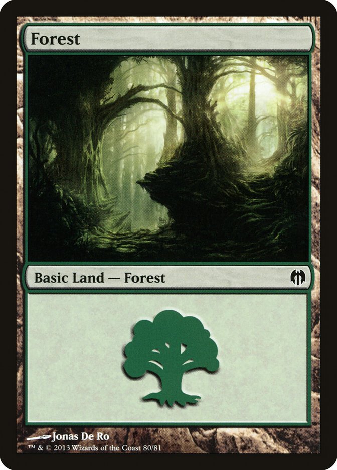Forest (80) [Duel Decks: Heroes vs. Monsters] | Magic Magpie