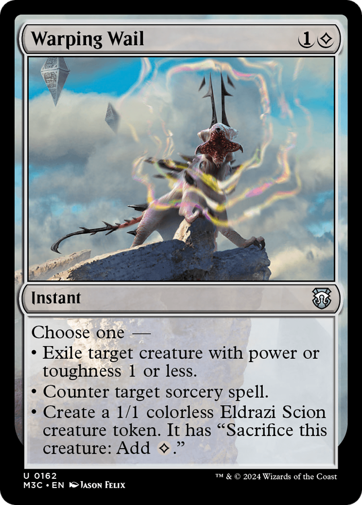 Warping Wail (Ripple Foil) [Modern Horizons 3 Commander] | Magic Magpie