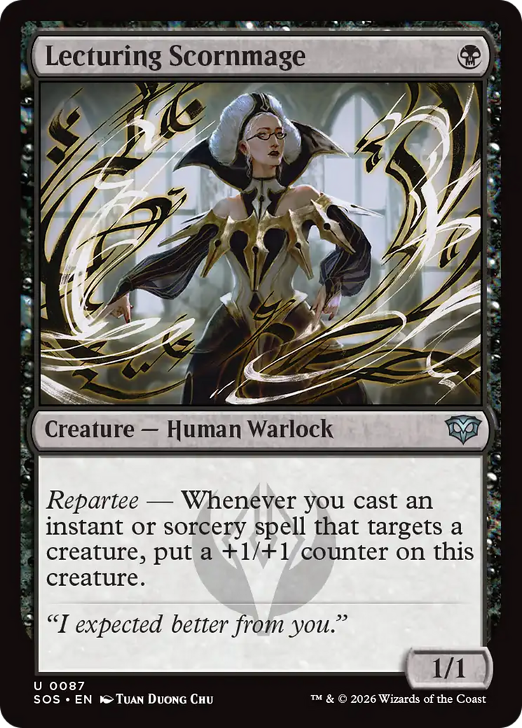 Lecturing Scornmage [Secrets of Strixhaven] | Magic Magpie