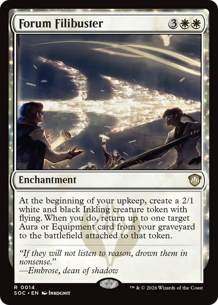 Forum Filibuster [Secrets of Strixhaven Commander] | Magic Magpie