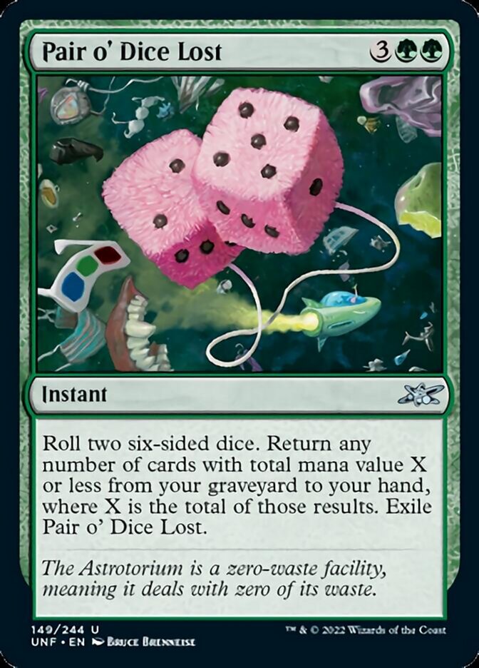 Pair o' Dice Lost [Unfinity] | Magic Magpie