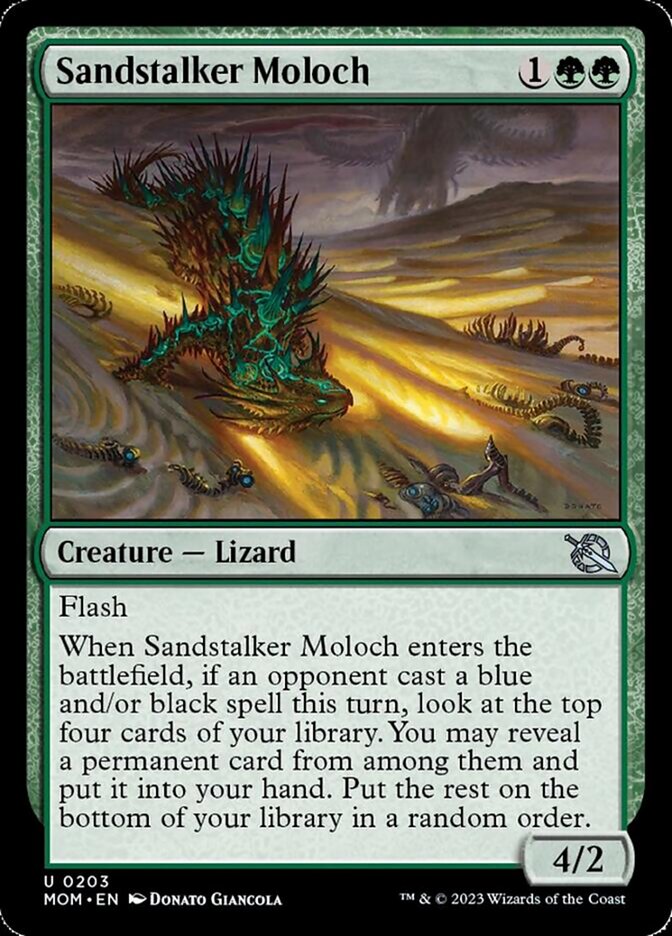 Sandstalker Moloch [March of the Machine] | Magic Magpie