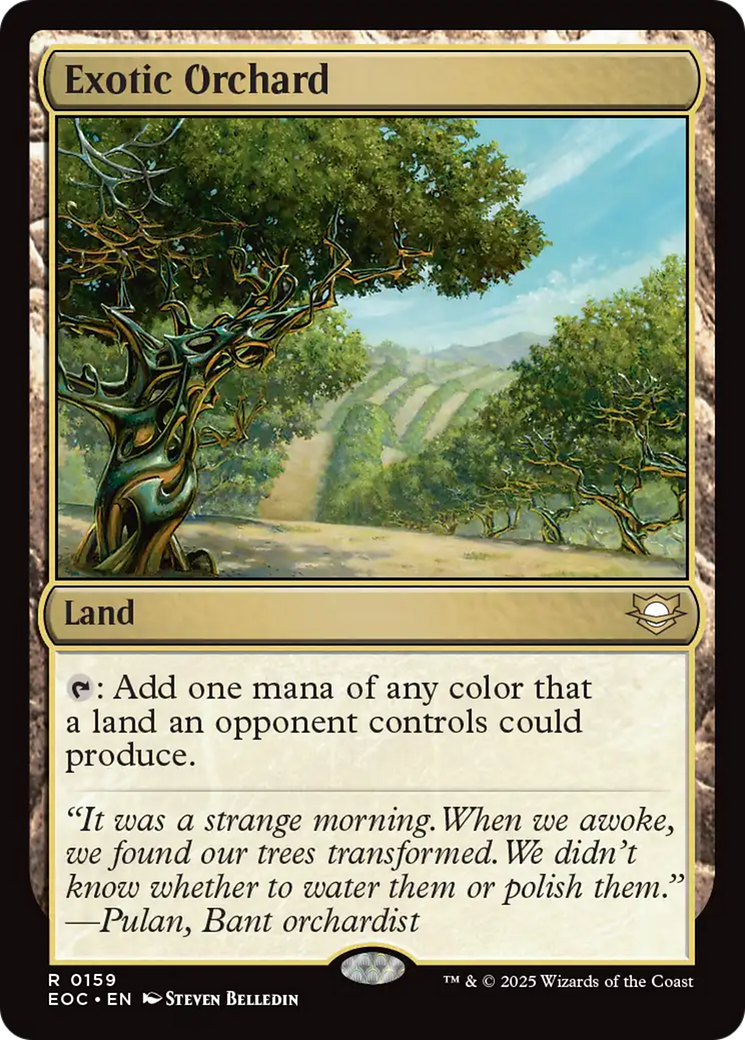 Exotic Orchard [Edge of Eternities Commander] | Magic Magpie