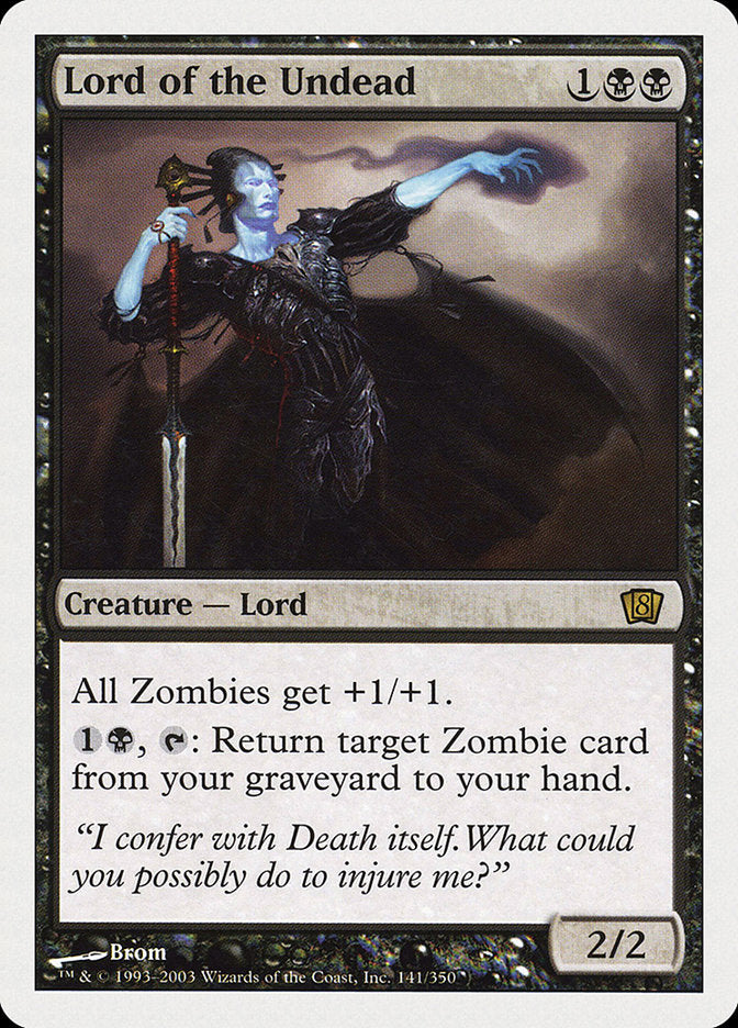 Lord of the Undead (8th Edition) [Oversize Cards] | Magic Magpie