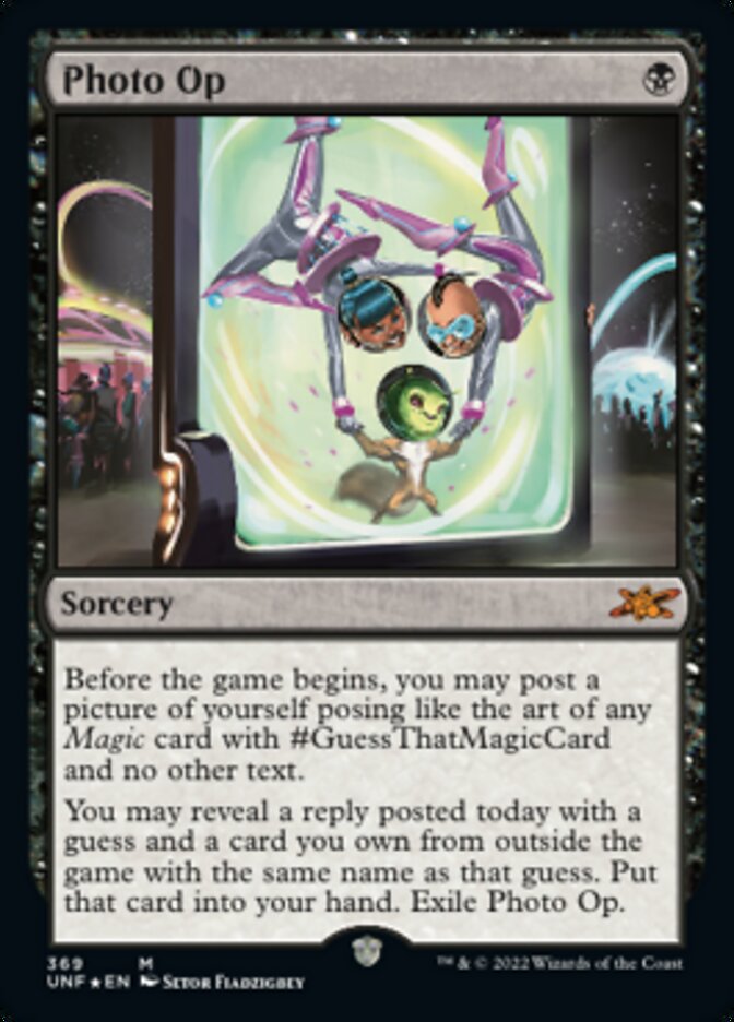 Photo Op (Galaxy Foil) [Unfinity] | Magic Magpie