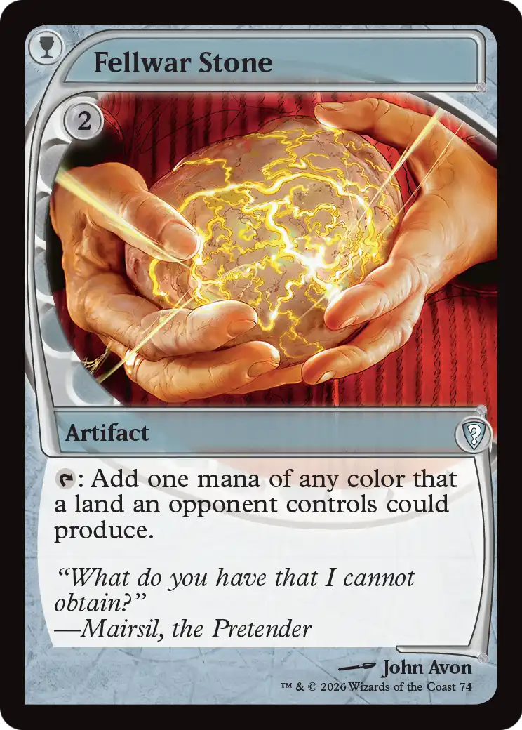 Fellwar Stone (Future Sight) [Mystery Booster: Commander Edition] | Magic Magpie