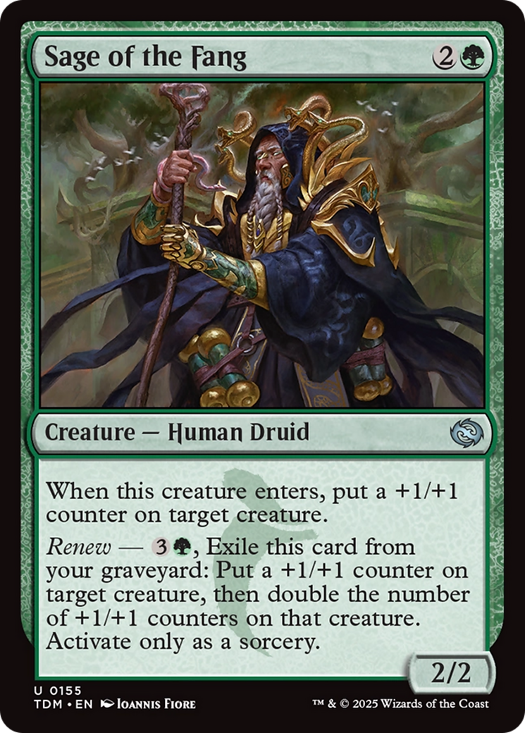 Sage of the Fang [Tarkir: Dragonstorm] | Magic Magpie